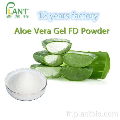 Poudre d&#39;extrait de gel d&#39;Aloe Vera naturel